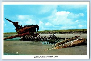 Portland Oregon OR Postcard Peter Iredale Wrecked 1906 Disaster At Sea Vintage