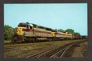 NY Erie Lackawanna RR Train MECHANICVILLE NEW YORK PC