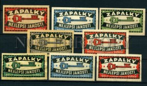 500757 Czechoslovakia Zapalky Nejlepsi Jakosti match labels