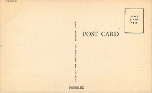 Postcard Massachusetts Southbridge Elm Street autos American Art 23-3056