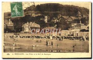 Old Postcard Houlgate Villas and the Bois de Boulogne