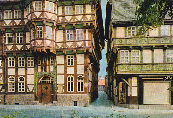 Germany Goslar Marktstrasse Ecke Muenzgasse