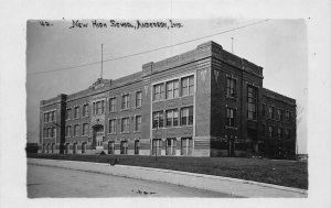 J79/ Anderson Indiana RPPC Postcard c1910 New High School  488