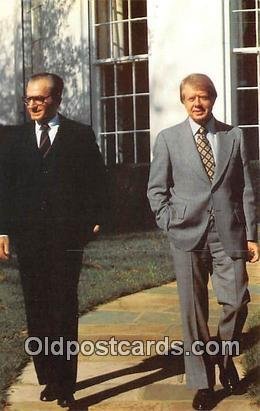 President Jimmy Carter, Shah Mohammed Reza Pahlavi White House Unused 
