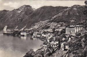 Switzerland Brunnen am Vierwaldstaettersee mit Luftseilbahn auf den Urmiberg ...