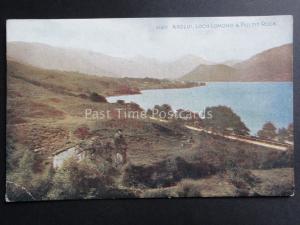 Scotland: ARDLUI. LOCH LOMOND & PULPIT ROCK - Old Postcard