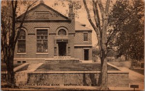 Southold Savings Bank, Southold Long Island NY Vintage Postcard Y67