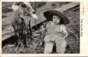 Billy and The Kid Young Girl With Goat