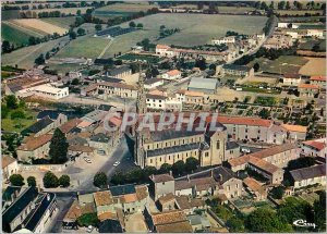Modern Postcard St-Aubin-de-Baubigne (Deux Sevres) Aerial view