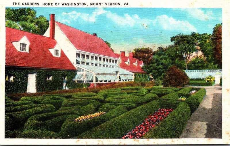 Virginia Mount Vernon Home Of Washington The Gardens