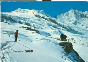 Switzerland, Suisse, Felskinn, Saas-Fee, used Postcard 