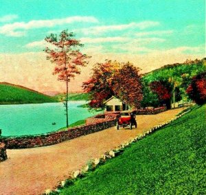 Round Avenue Auto Wigwam Reservoir Waterbury Connecticut CT UNP 1920s Postcard