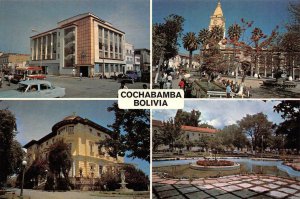 COCHABAMBA, Bolivia   HOUSE OF CULTURE & PLAZA COLON++  4x6 Oversize Postcard