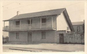 RPPC First Whaling Station in California MONTEREY c1910s Vintage Photo Postcard