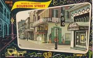 Louisiana New Orleans World famous Bourbon Street