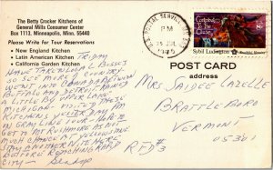 Multi View of Betty Crocker Kitchens Minneapolis MN c1975 Postcard D55