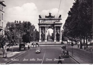 RP; MILANO, Lombardia, Italy, 1920-1940s; Arco della pace, Corso Sempione