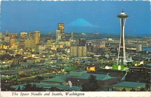US7 USA WA Space needle and Seattle 1981