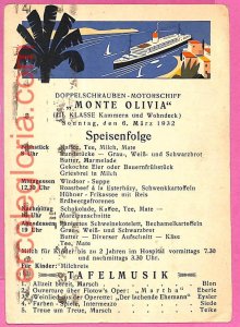 af8146 - BRASIL -VINTAGE POSTCARD Ansichtskarten - Ship Monte Olivia Navi