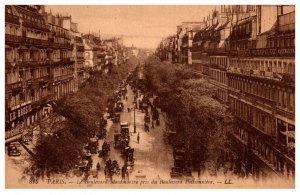 France  Paris  Le Boulevard Montmarire pris du Boulevard Poissomniere