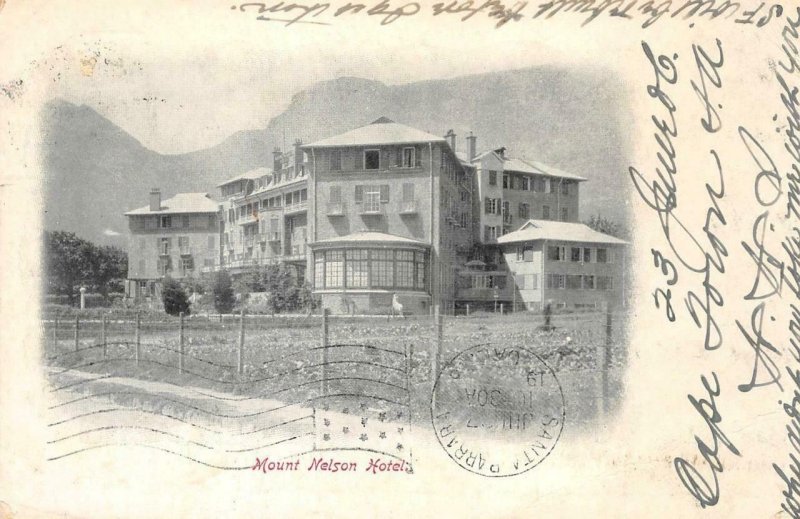 MOUNT NELSON HOTEL Cape Town, South Africa 1908 Vintage Postcard