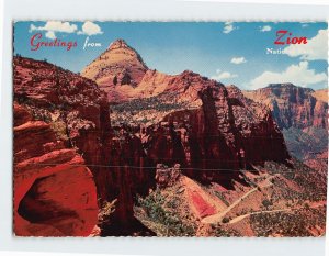 Postcard Mt. Carmel Highway Zion National Park Utah USA