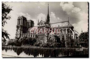Modern Postcard Notre Dame De Paris L & # 39Abside And And Cote Sud