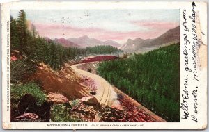 1907 Approaching Duffield Colorado Springs & Cripple Creek CO Posted Postcard