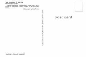 Square is Aglow - Woodstock, Illinois