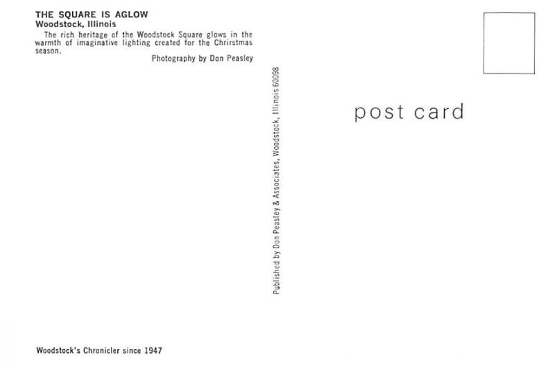 Square is Aglow - Woodstock, Illinois