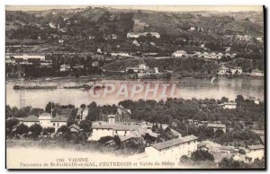 Old Vienna Postcard Panorama of St Romain en Gal d & # 39Estressin valley and...