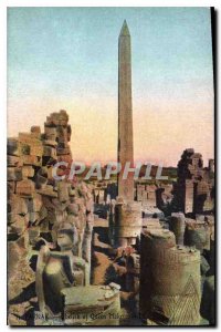 Postcard Ancient Egypt Karnak Egypt Obelisk of Queen Makare