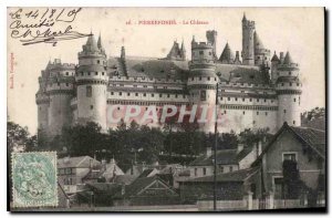 Old Postcard Pierrefonds Chateau