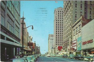 1950's Tryon Street, Charlotte, North Carolina, Coca-Cola Chrome