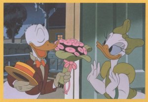 Donald Duck Double Trouble Daisy Romance Movie Still Postcard