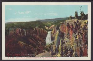 Great Falls,Yellowstone Postcard