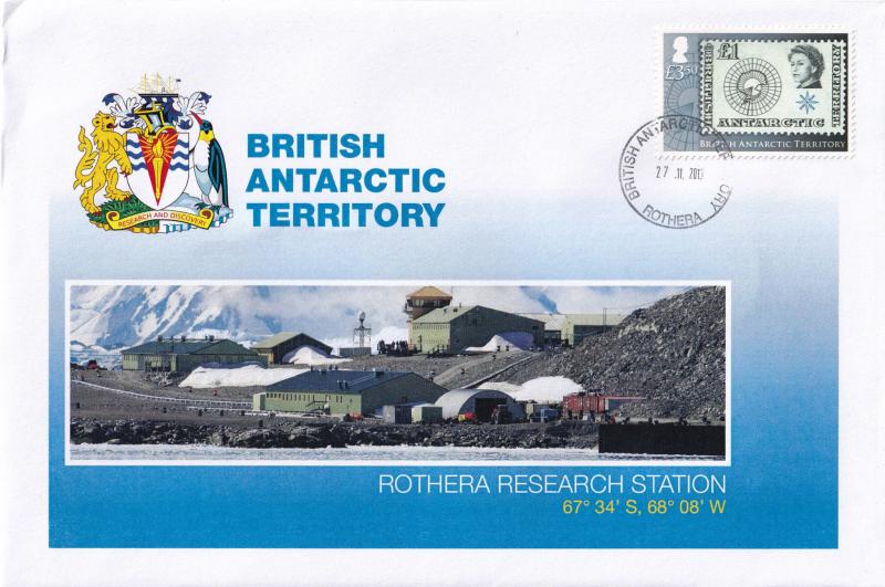 Rothera Research Station British Antarctic Territory Stamp First Day Cover