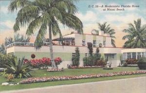 Florida Miami Beach Modernistic Florida Home