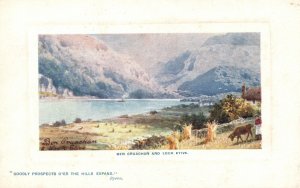 Vintage Postcard Ben Cruachan & Loch Etive Highlands Oilette Raphael Tuck & Sons