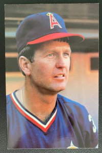 Mint USA Real Picture Postcard Tommy John Calif Angels Baseball Player