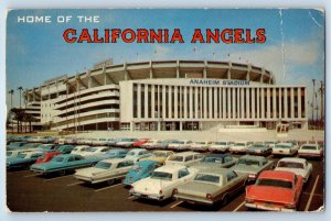 1970 Long Beach California Vintage Postcard Bring Fans Back Game Anaheim Stadium