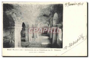 Postcard Old Mount Major Interior of the Chapel of St Cesaire