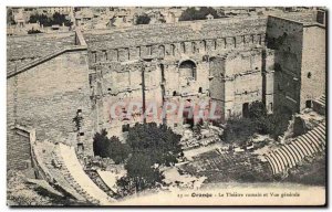 Old Postcard Orange's Roman Theater and Vue Generale