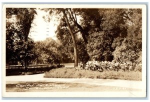 1931 Capitol Park View Sacramento California CA RPPC Photo Vintage Postcard