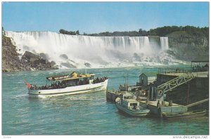 NIAGARA FALLS, Ontario, Canada, 1940-1960's; The Maid Of The Mist Boat, Niaga...