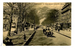 France - Grenoble. St. Andre Road & Fort Rabot in Distance ca 1909
