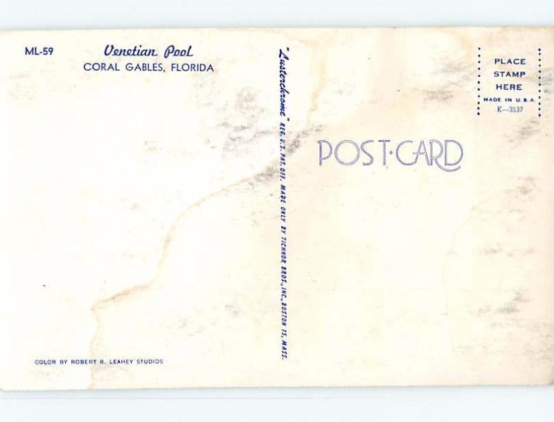 Pre-1980 SWIMMING POOL Coral Gables - Miami Florida FL ho6053