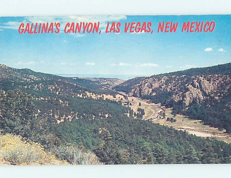 Pre-1980 GALLINA'S CANYON Las Vegas New Mexico NM AD3608@