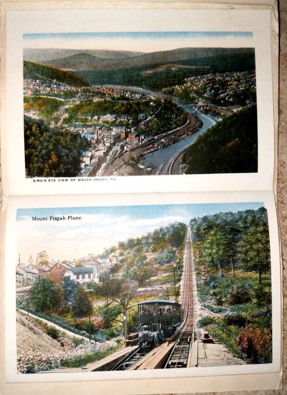 Souvenir Folder Mauch Chuck, Pa  The Switzerland of America