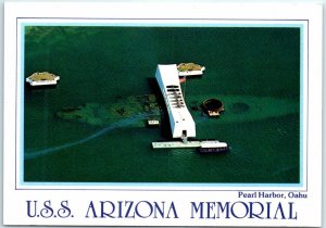 Postcard - The U.S.S. Arizona Memorial at Pearl Harbor - Oahu, Hawaii
